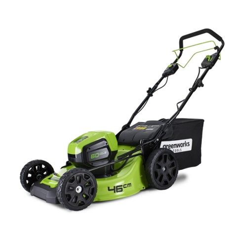 Rasaerba a batteria a semovente TOP DI GAMMA 60Volt Greenworks GD60LM46SP DigiPro batteria 4.0Ah e caricabatterie inclusi